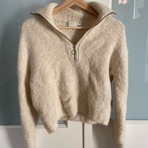 Wilfred Free Knit half zip sweater